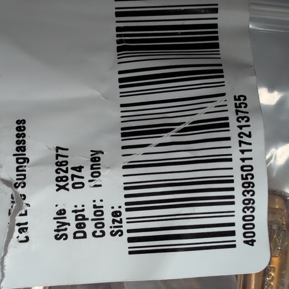 Fossil 55 mm Cat Eye Sunglasses in Honey - Picture 5 of 6